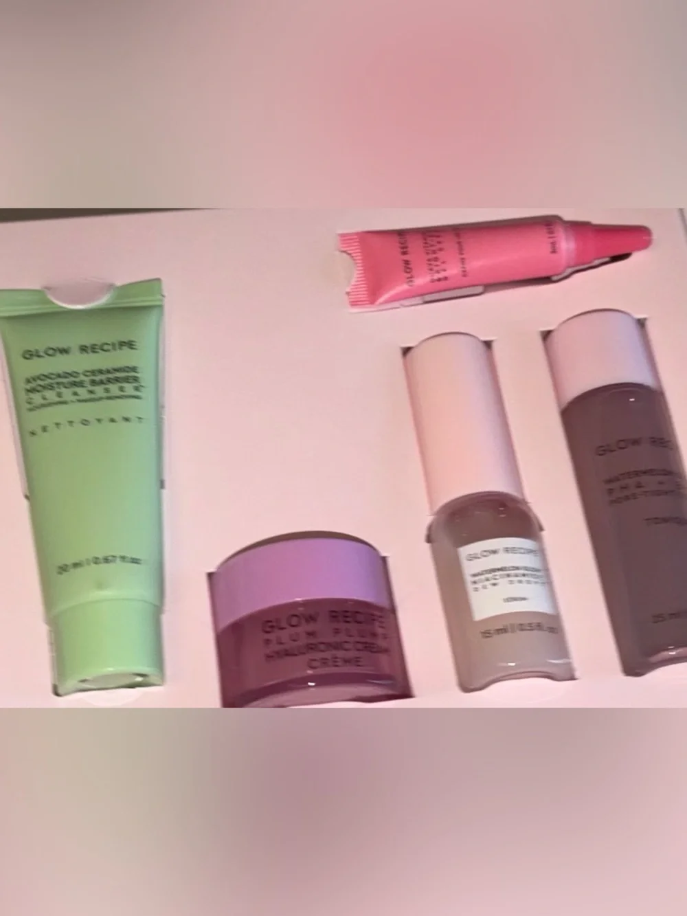 NIB Glow Recipe Fruit Babies Watermelon Niacinamide Dew Drops Skincare Gift Set